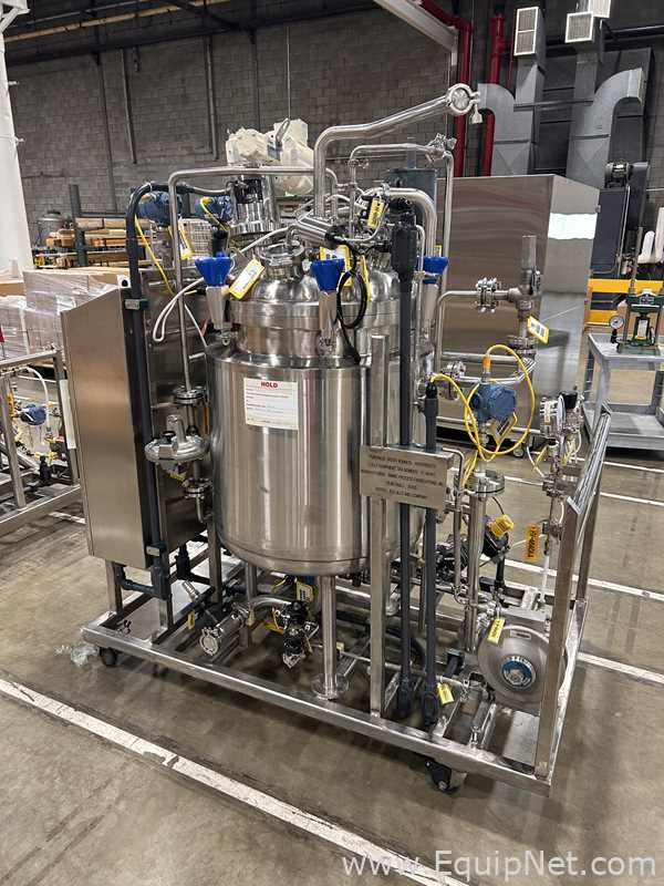 BMWC Process Fabrication RIO Skid with 200 Liter Stainless Steel Jacketed Tank