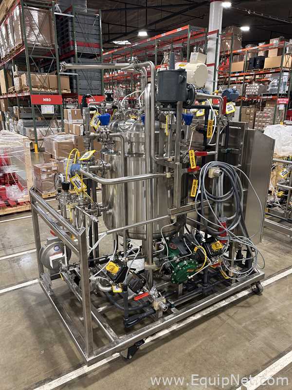 BMWC Process Fabrication RIO Skid with 200 Liter Stainless Steel Jacketed Tank