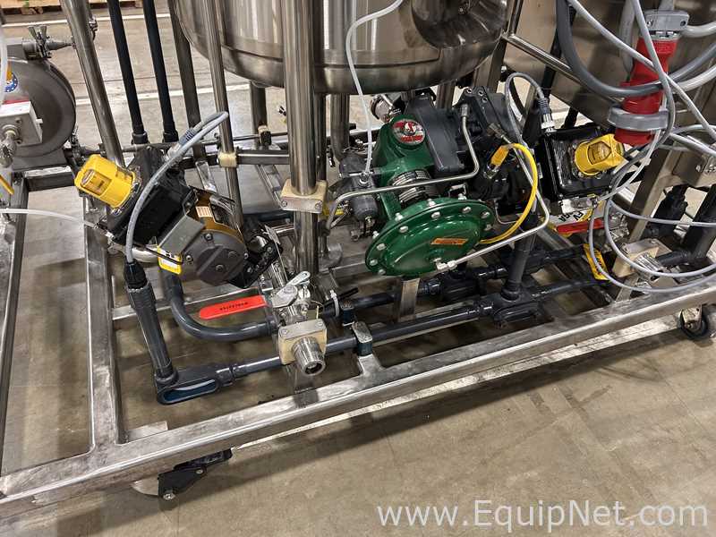 BMWC Process Fabrication RIO Skid with 200 Liter Stainless Steel Jacketed Tank