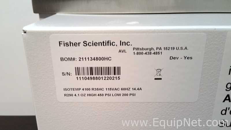 Unused Fisherbrand Isotemp 4100 R35HC Bath Circulator