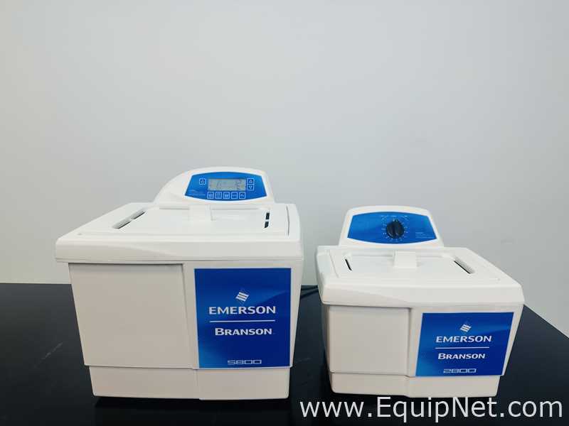 Lote de 2 Limpiador Ultrasónico Bransonic 