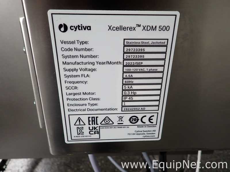 Misturador Cytiva Sweden AB  Xcellerex XDM 500