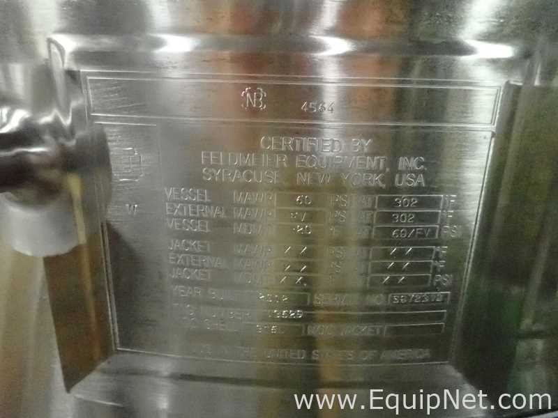 Feldmeier 300L Stainless Steel Portable Mixing Tank