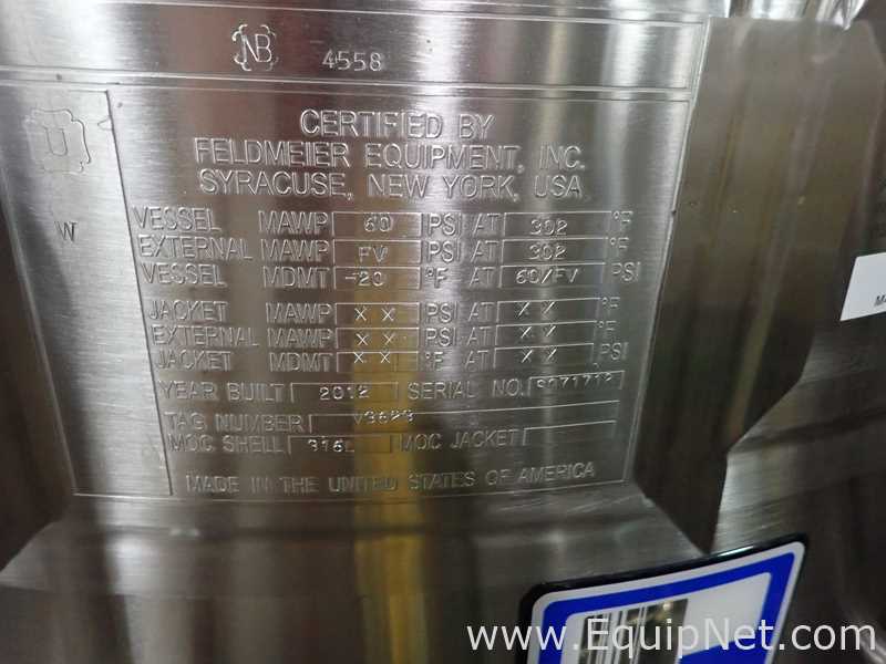 Tanque Acero inoxidable Feldmeier Equipment Inc. 