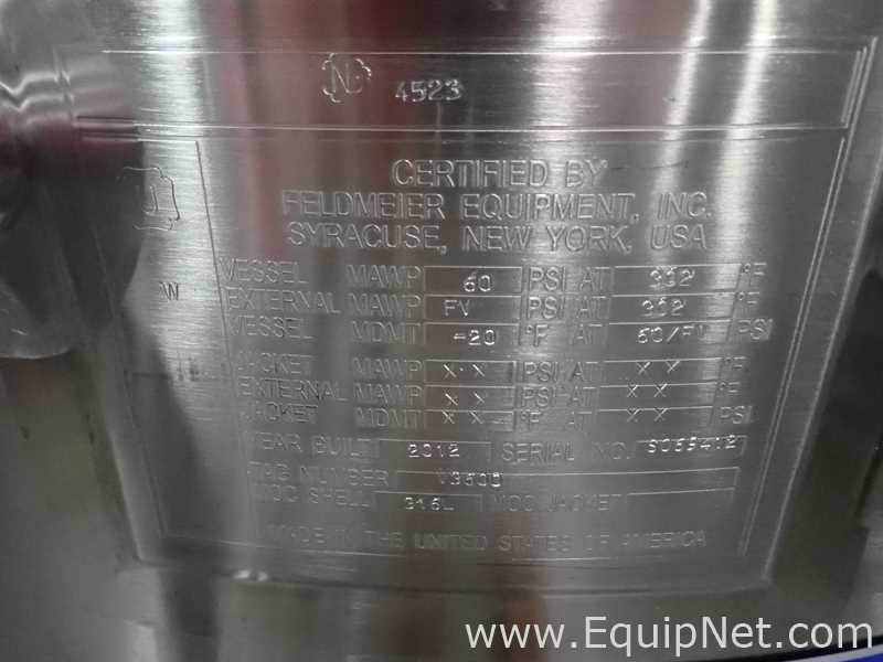 Tanque Acero inoxidable Feldmeier Equipment Inc. 