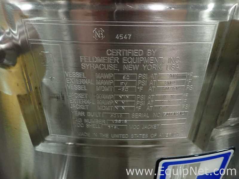 Tanque Acero inoxidable Feldmeier Equipment Inc. 