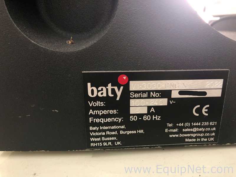 Peça de Metrologia Baty VENTURE XT 3030 CNC