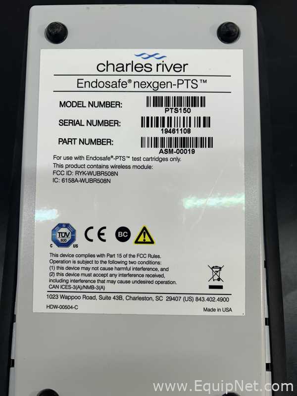 Lot of 4 Charles River Labs Endosafe Nexgen-PTS Spectrophotometers