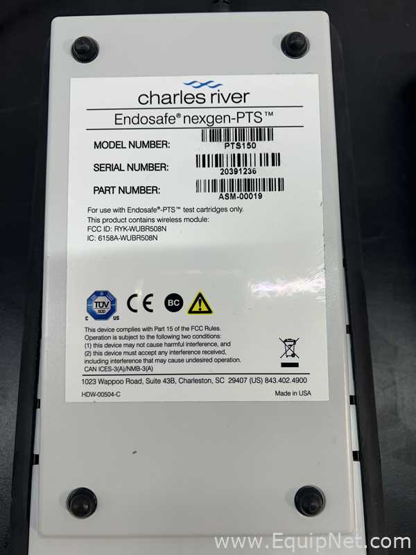 Lot of 4 Charles River Labs Endosafe Nexgen-PTS Spectrophotometers