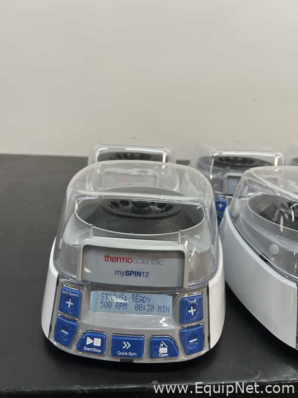 Lote de 6 Centrífuga para laboratorio Thermo Scientific mySPIN12