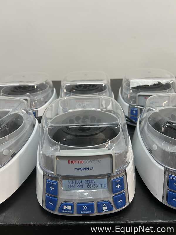 Lote de 6 Centrífuga para laboratorio Thermo Scientific mySPIN12