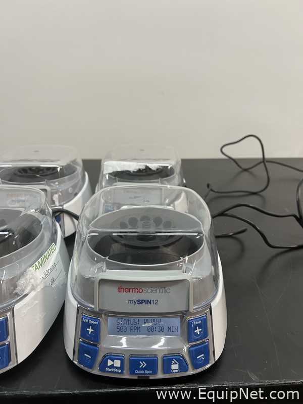 Lote de 6 Centrífuga para laboratorio Thermo Scientific mySPIN12