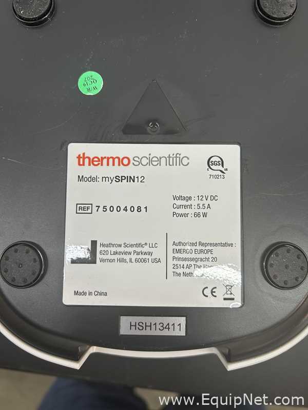 Lote de 6 Centrífuga para laboratorio Thermo Scientific mySPIN12