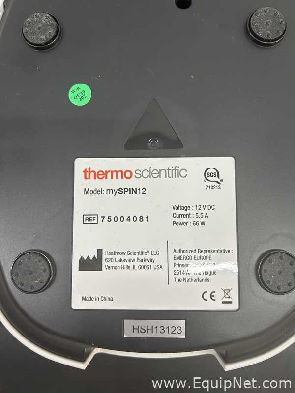 Lote de 6 Centrífuga para laboratorio Thermo Scientific mySPIN12