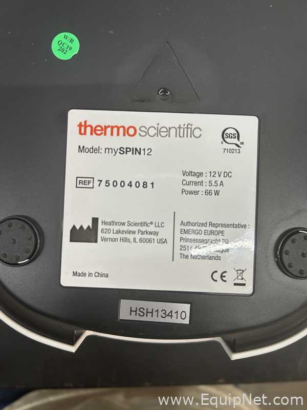 Lote de 6 Centrífuga para laboratorio Thermo Scientific mySPIN12