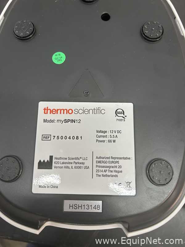 Lote de 6 Centrífuga para laboratorio Thermo Scientific mySPIN12