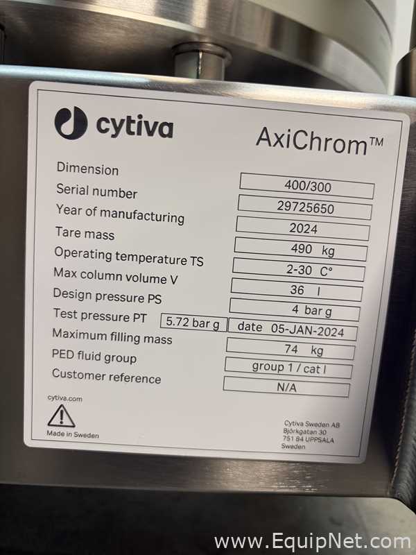 cytiva AxiChrom 400/300 Chromatography Column