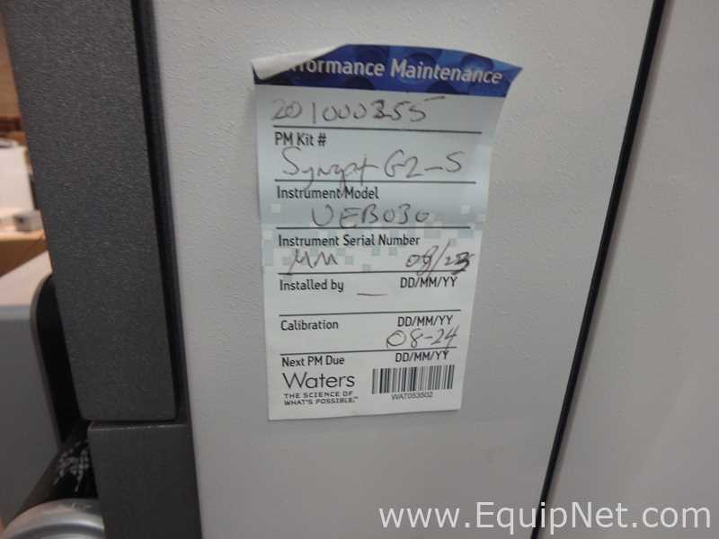 Waters Corporation Synapt G2-S HDMS and NanoAcquity UPLC Q-TOF Mass Spectrometer
