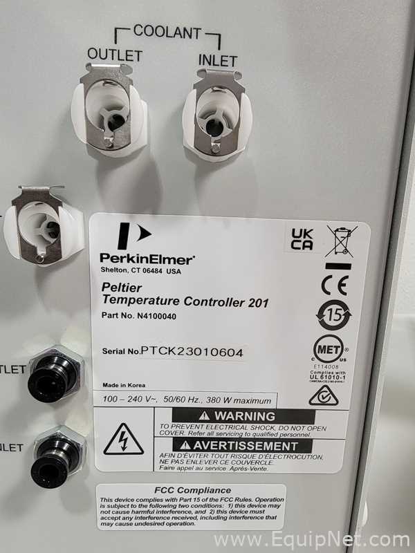 Perkin Elmer Peltier 201 Temperature Controller and Accessories