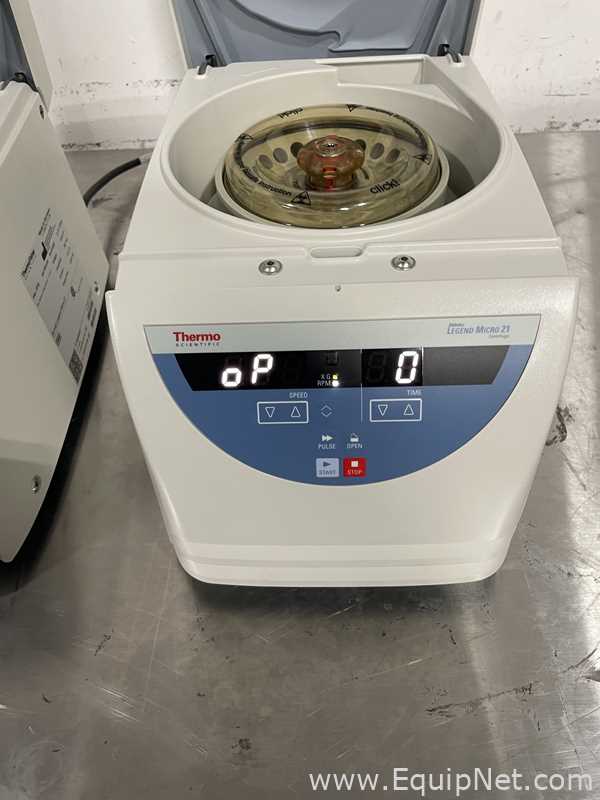 Lot of 2 Thermo Scientific Sorvall Legend Micro 21 Laboratory Centrifuges