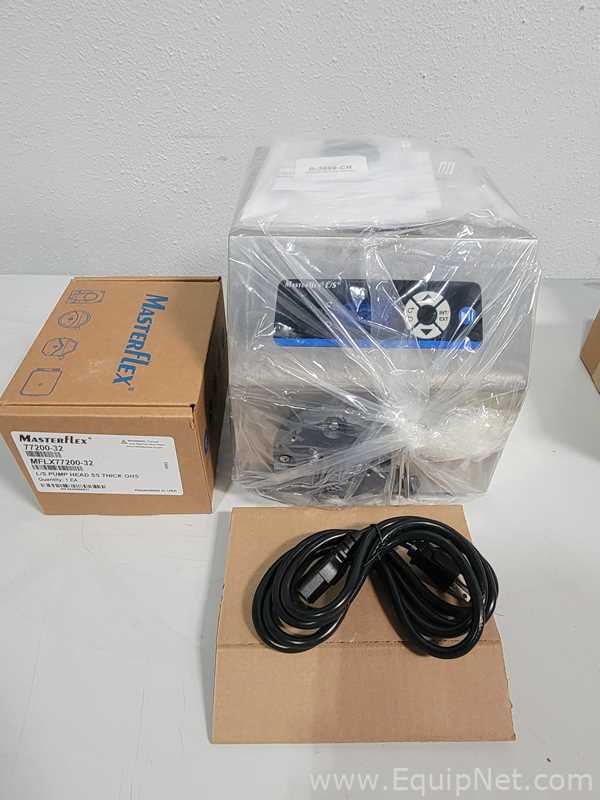 Lot of 2 New Masterflex 07528-40 Peristaltic Pump with 77200-32 L/S Pump Heads