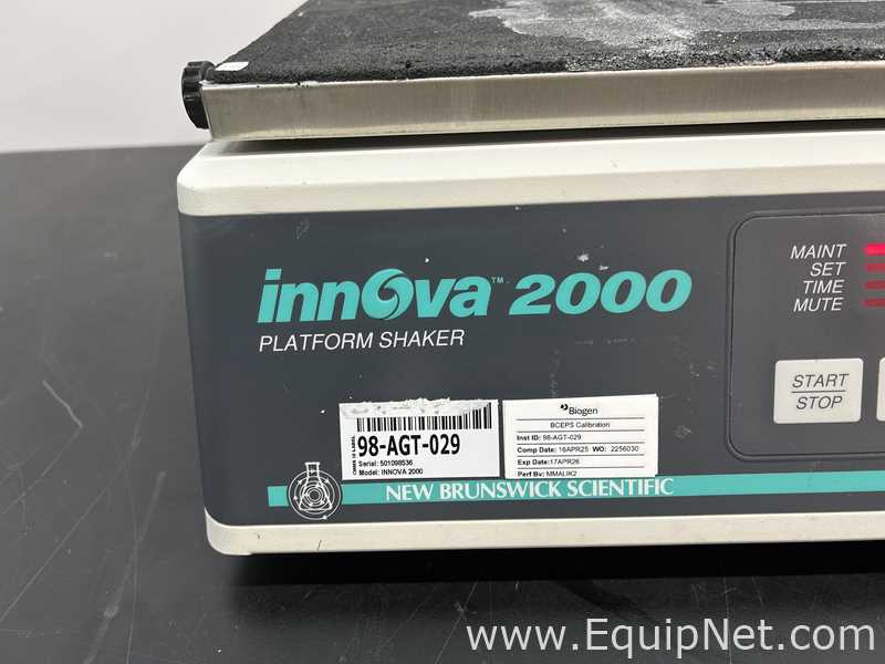 Agitador New Brunswick Scientific Innova 2000. novo