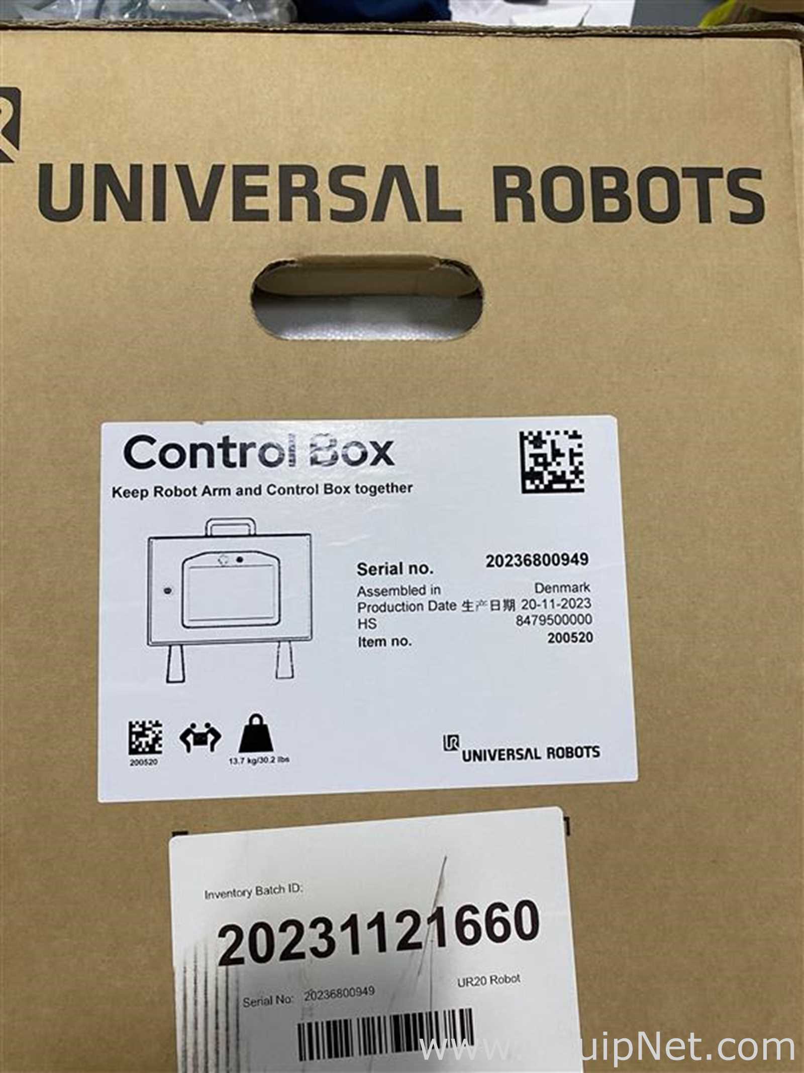 Robótica Universal Robots UR20. Sin usar