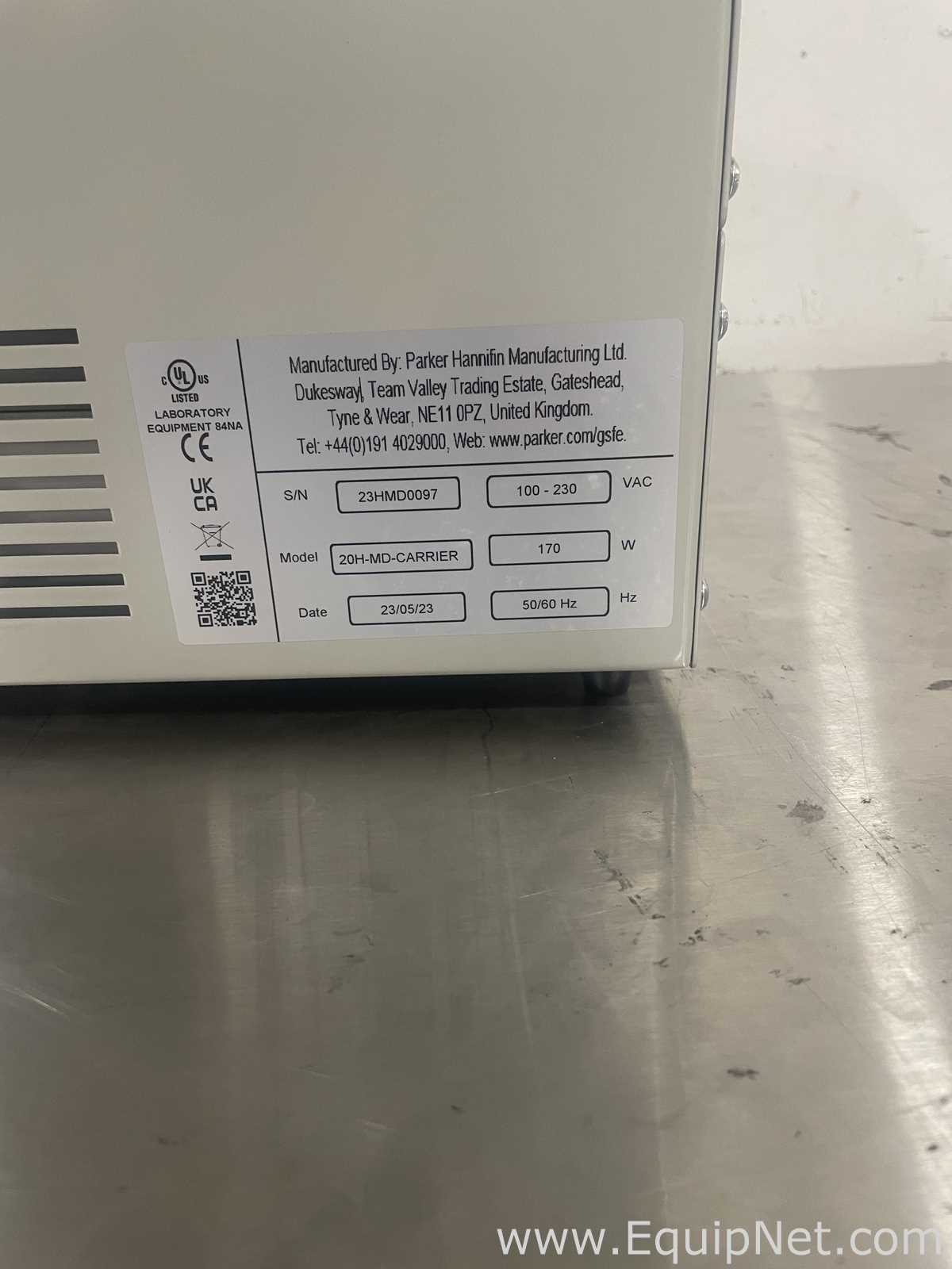 Gerador de Hidrogênio Parker 20H-MD-Carrier