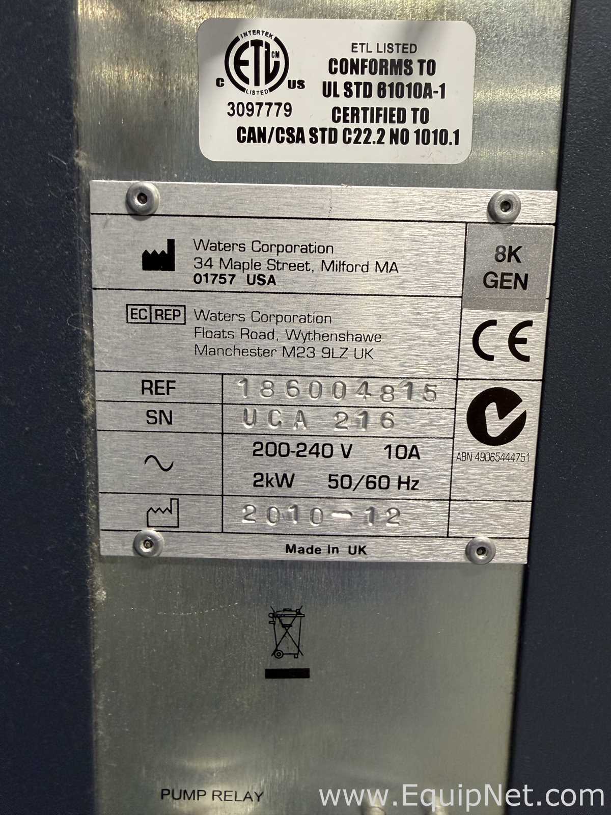 Espectrômetro de Massa Waters Corporation Synapt G2