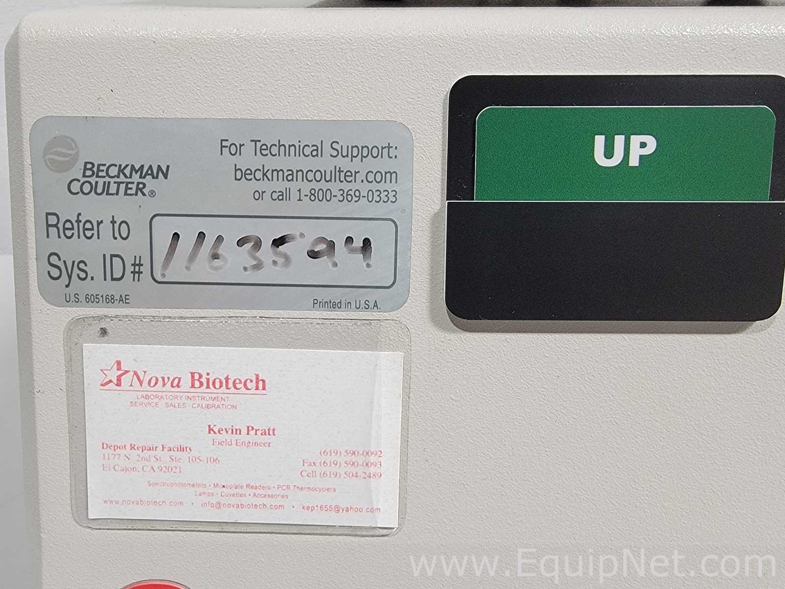 Espectrofotómetro Beckman Coulter DU 800