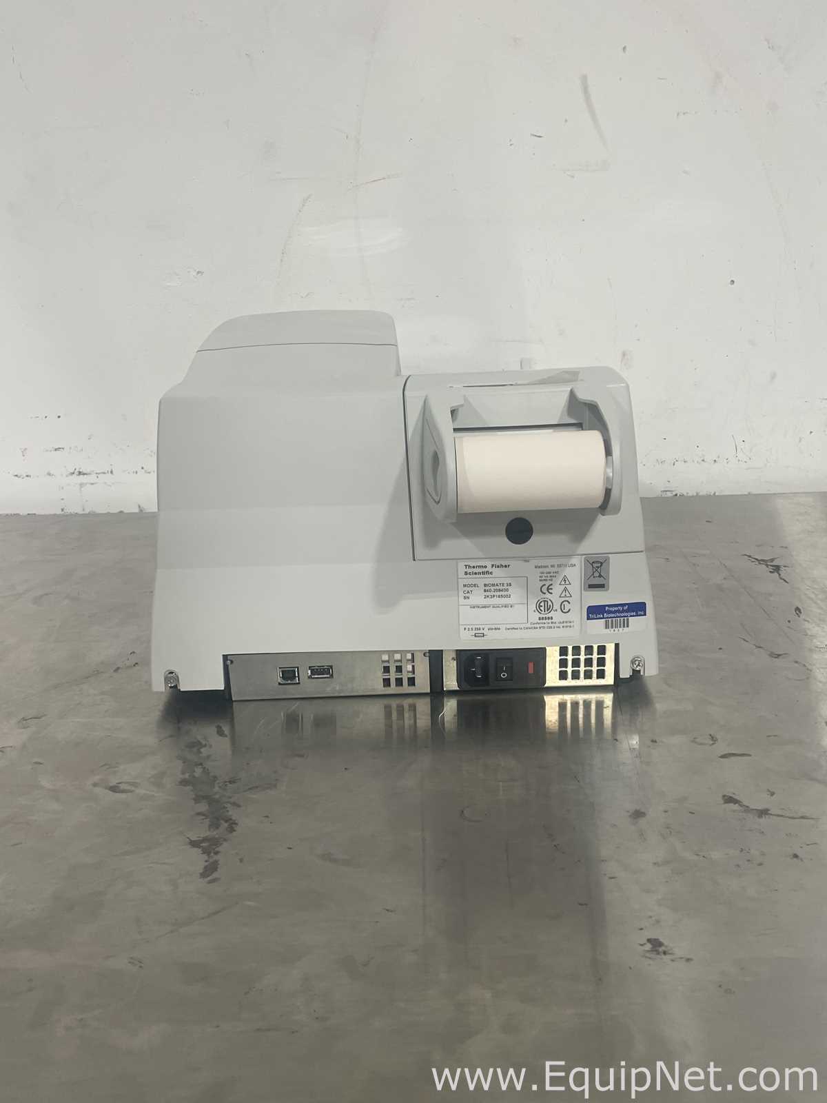 Espectrofotómetro Thermo Fisher Scientific Biomate 3S
