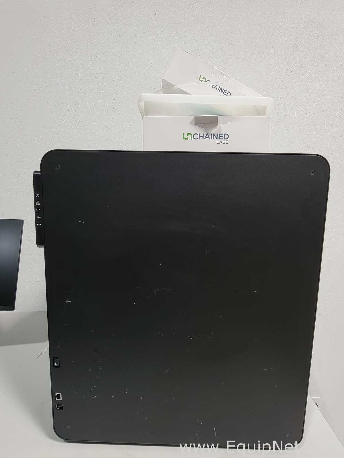 Unchained Labs Unagi Benchtop Buffer Exchange with Laptop and Accessories