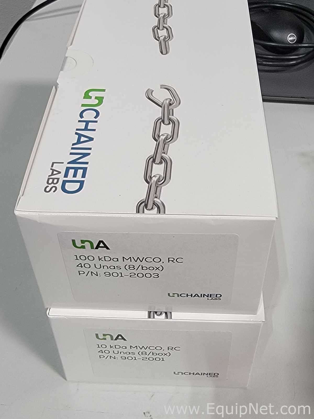 Unchained Labs Unagi Benchtop Buffer Exchange with Laptop and Accessories