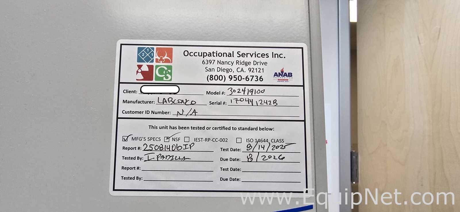 Labconco Labconco 4ft Logic+ A2 Biosafety Biological Safety Cabinet