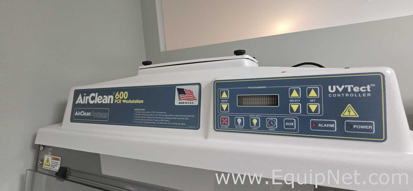 Air Clean Systems AirClean PCR Workstation AC632TLFC Hood