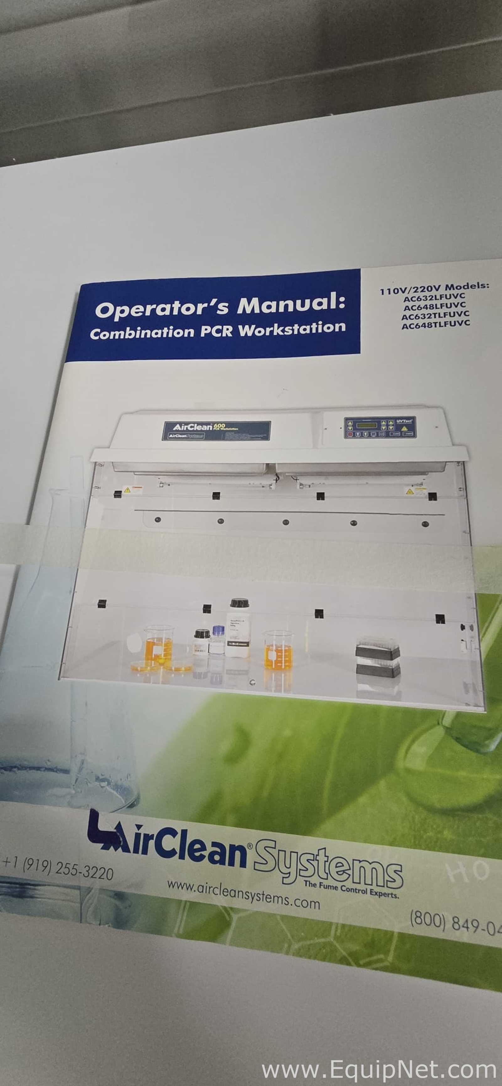 Air Clean Systems AirClean PCR Workstation AC632TLFC Hood