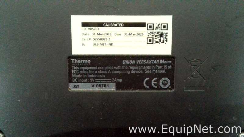 Lote de 13 Medidor de pH Thermo Scientific Orion VersaStar