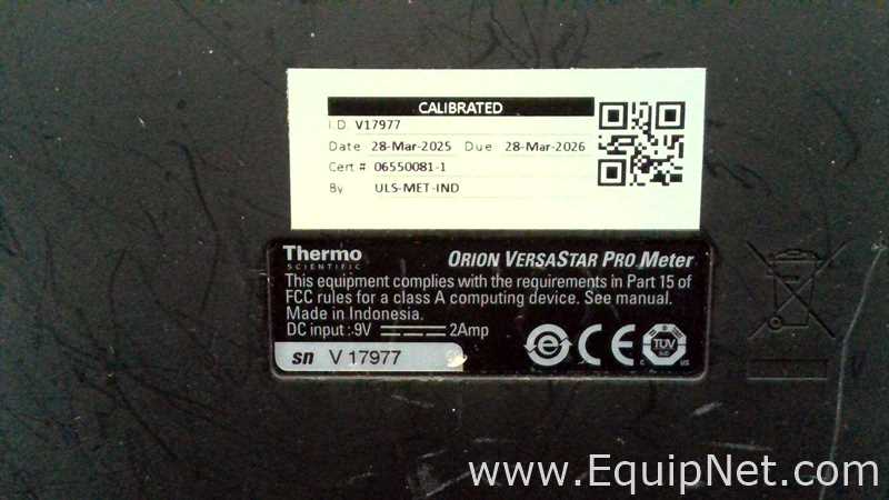 Lote de 13 Medidor de pH Thermo Scientific Orion VersaStar