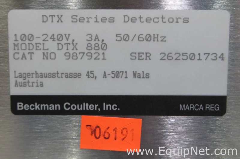 Beckman Coulter DTX 880 Multimode Detector