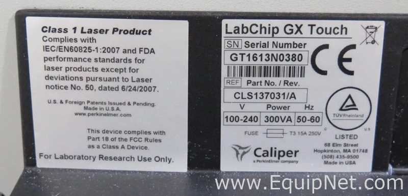 Perkin Elmer LabChip GX Touch Nucleic Acid Analyzer