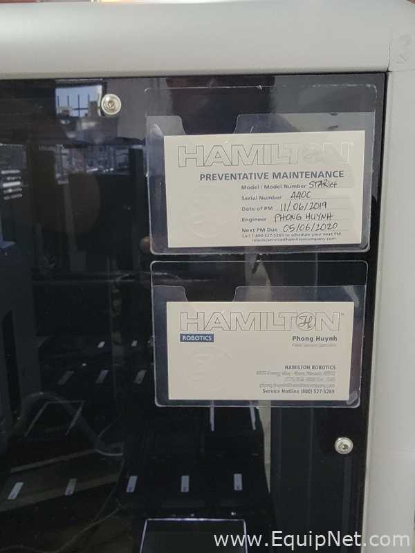 Hamilton Microlab STARlet Liquid Handler with Vacuubrand CVC3000 Vacuum Controllers