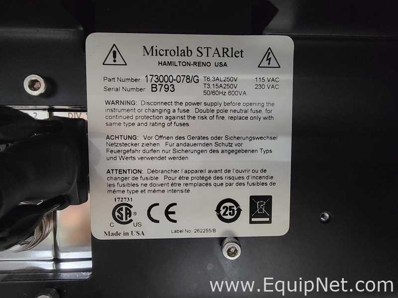Hamilton Microlab STARlet Liquid Handler