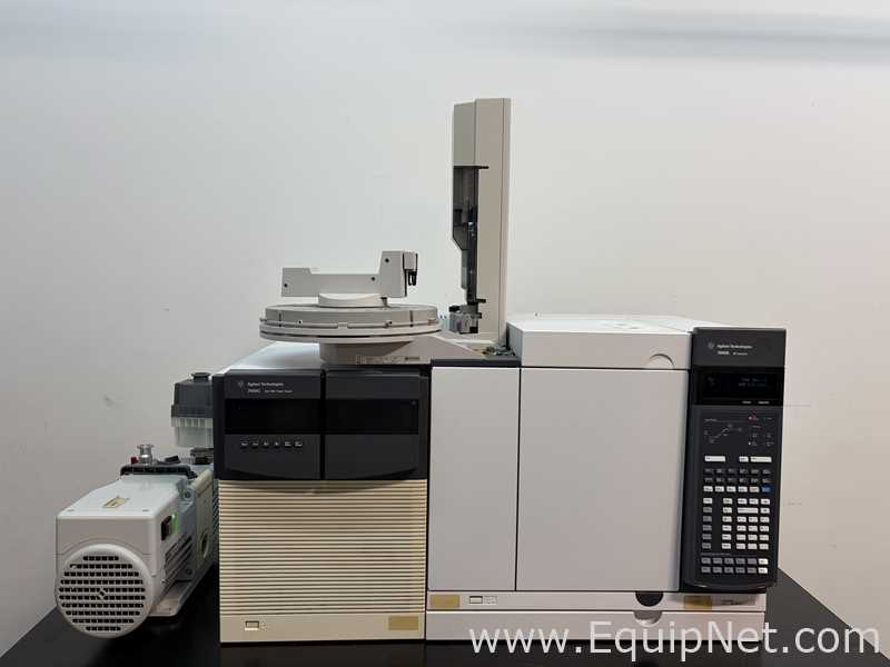 Agilent 7890B GC System With 7000C GC/MS Triple Quad 7683 Series Injector and Vacuum Pump