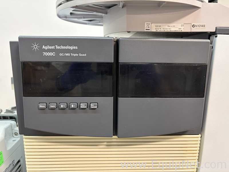 Agilent 7890B GC System With 7000C GC/MS Triple Quad 7683 Series Injector and Vacuum Pump
