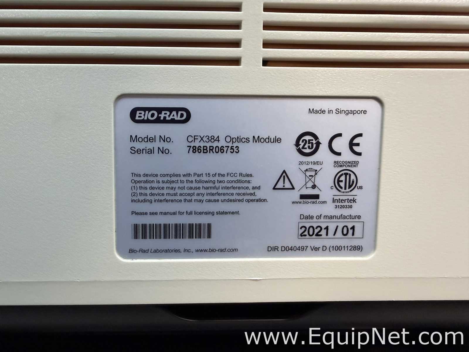Bio Rad C1000 Touch Thermal Cycler With CFX384 Optics Module