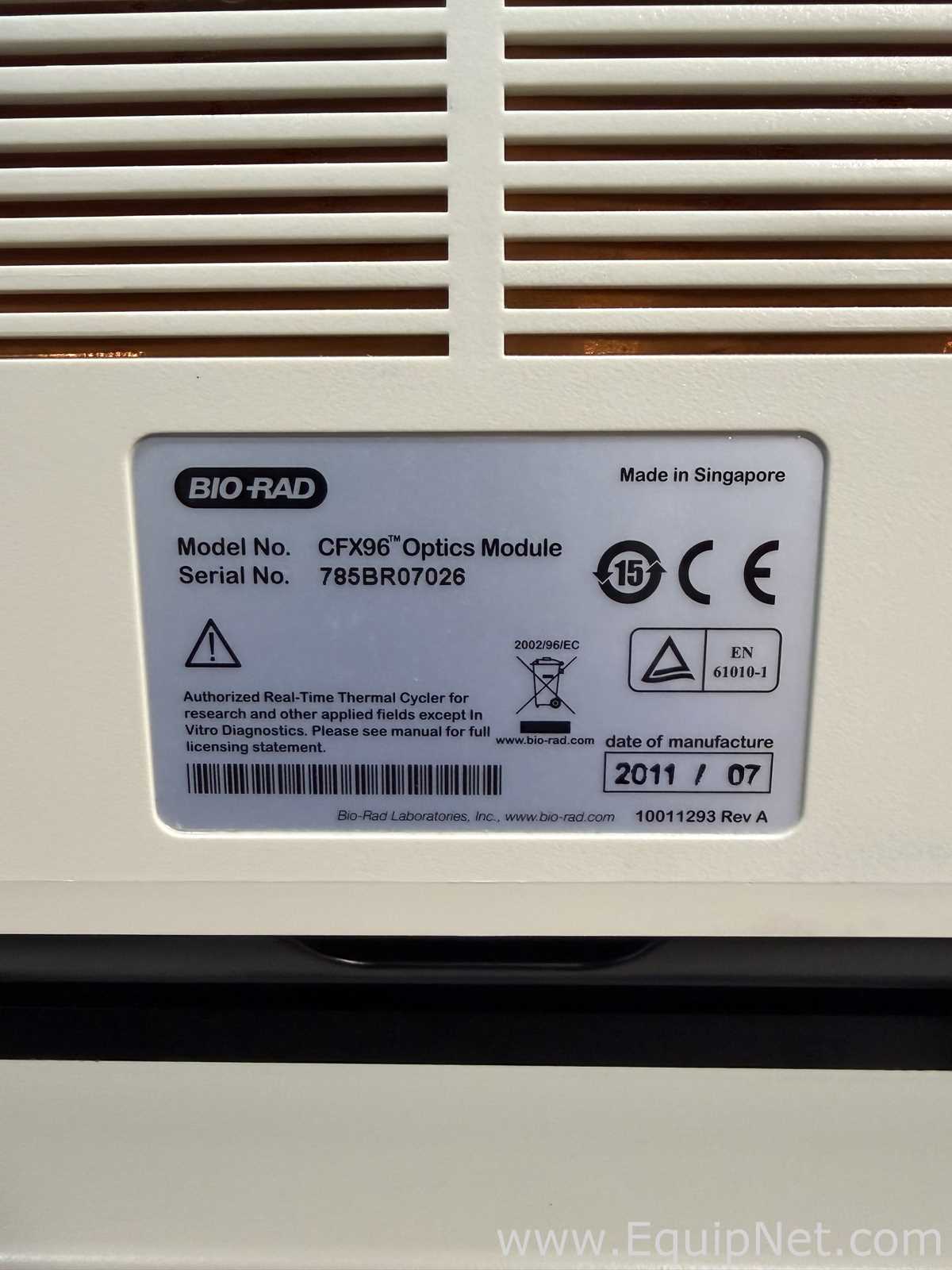 Bio Rad C1000 Touch Thermal Cycler With CFX96 Optics Module