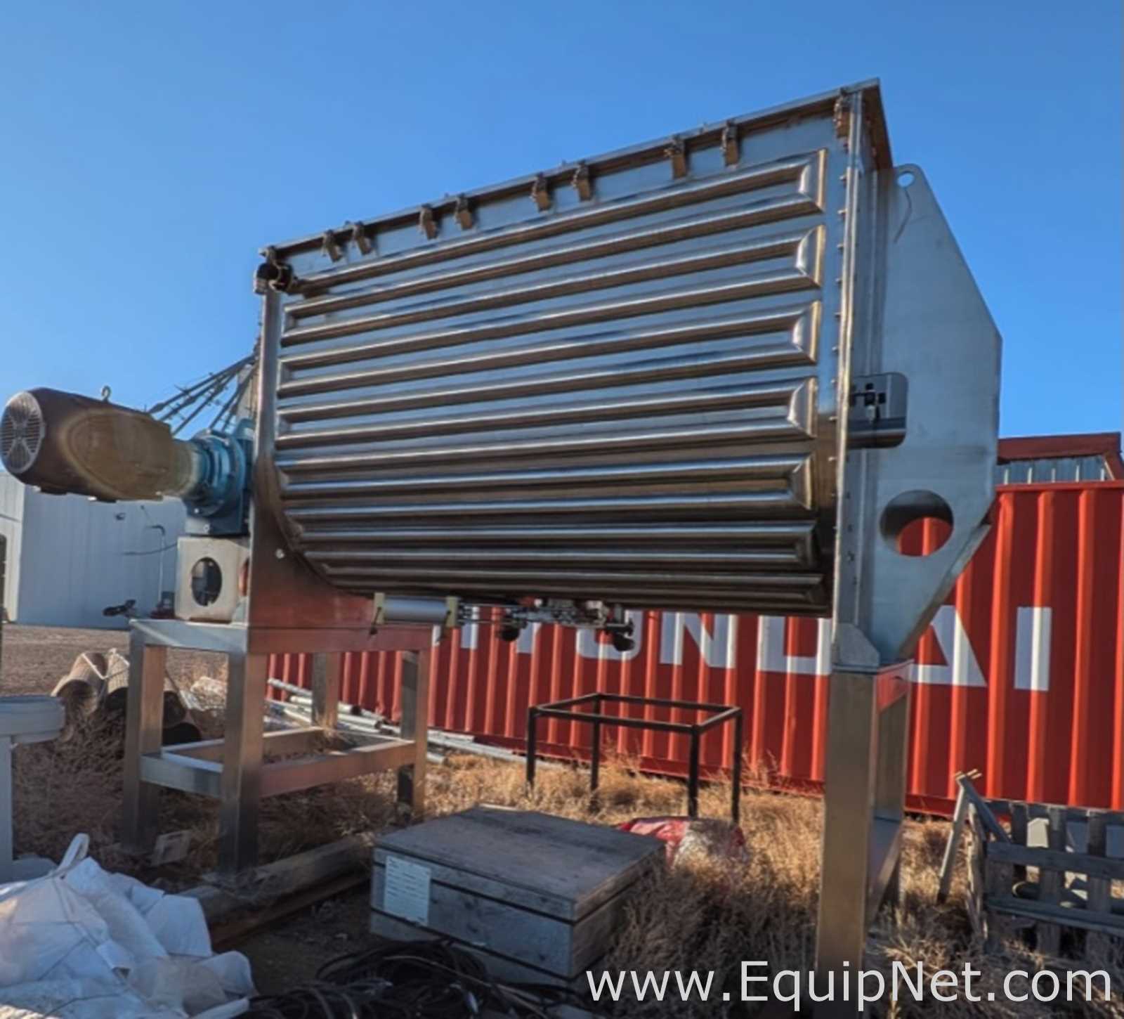 Mezclador Shandong Leapion Machinery CO.,LTD Horizontal twin-helical ribbon blender, jacketed, 8,000L