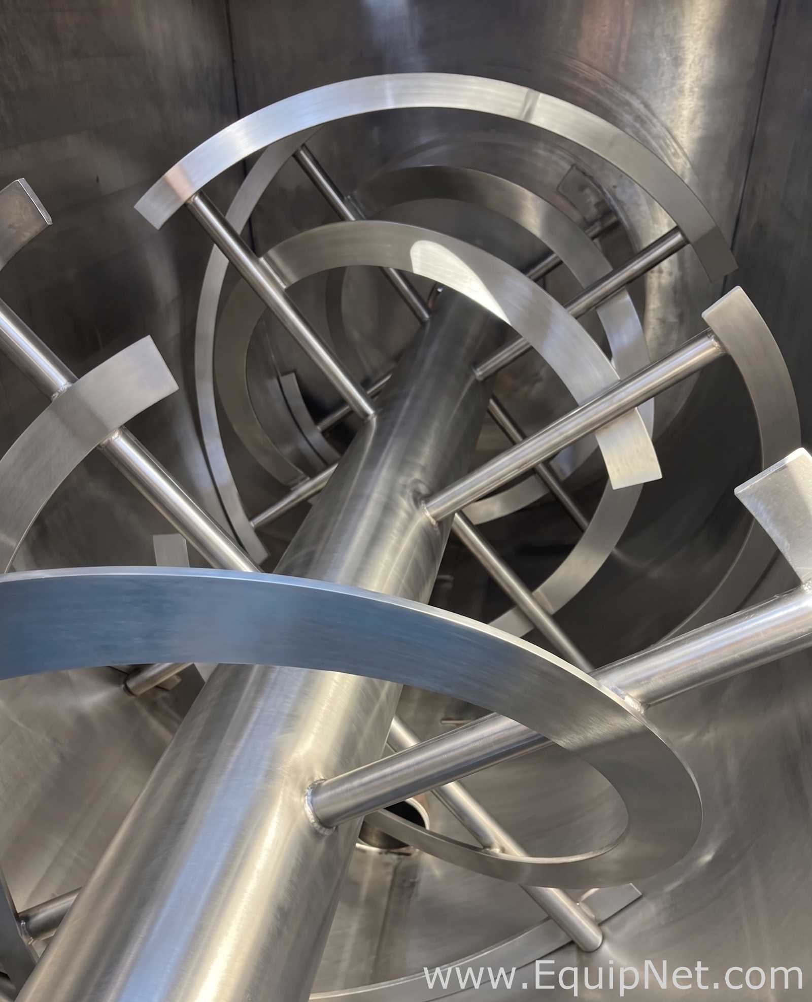 Mezclador Shandong Leapion Machinery CO.,LTD Horizontal twin-helical ribbon blender, jacketed, 8,000L