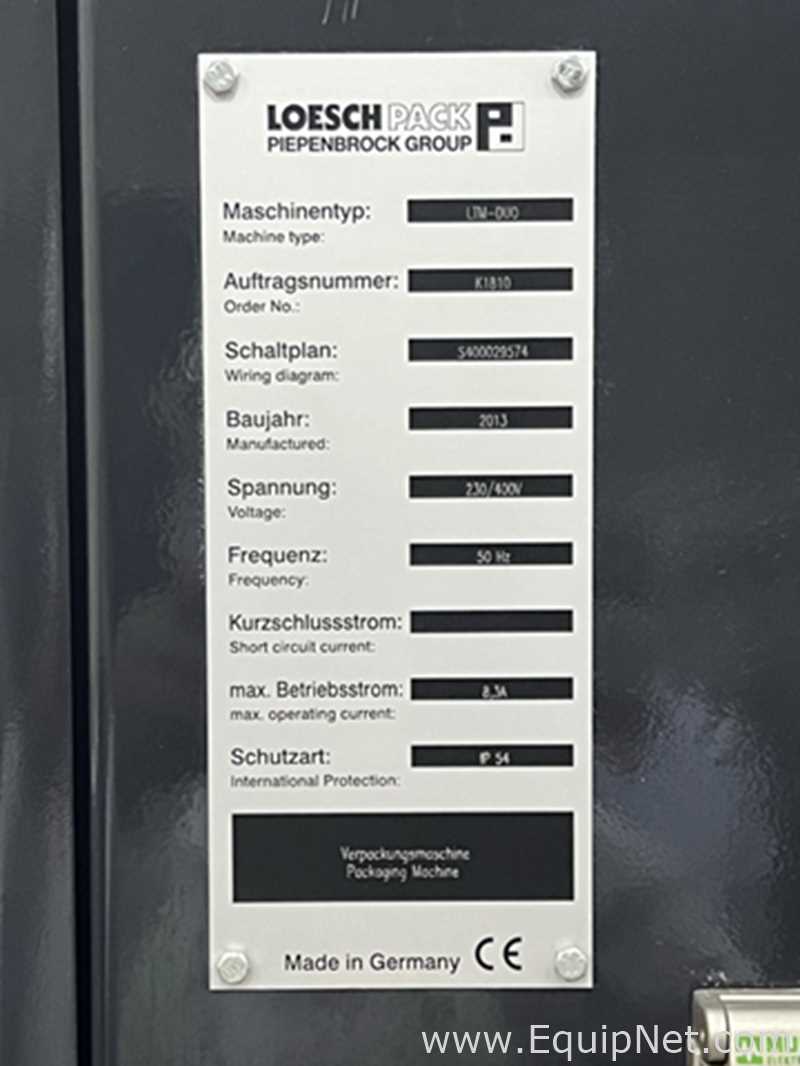 Línea de Empaque LoeschPack Piepenbrock Group LTM-DUO