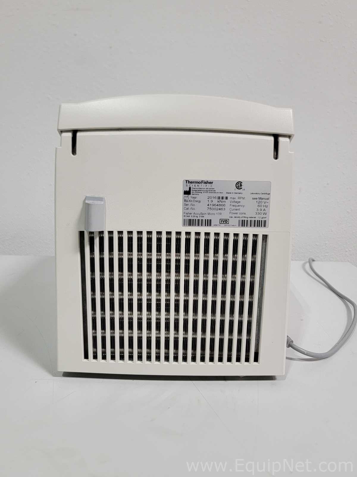 Thermo Fisher Scientific AccuSpin Micro 17R Laboratory Centrifuge